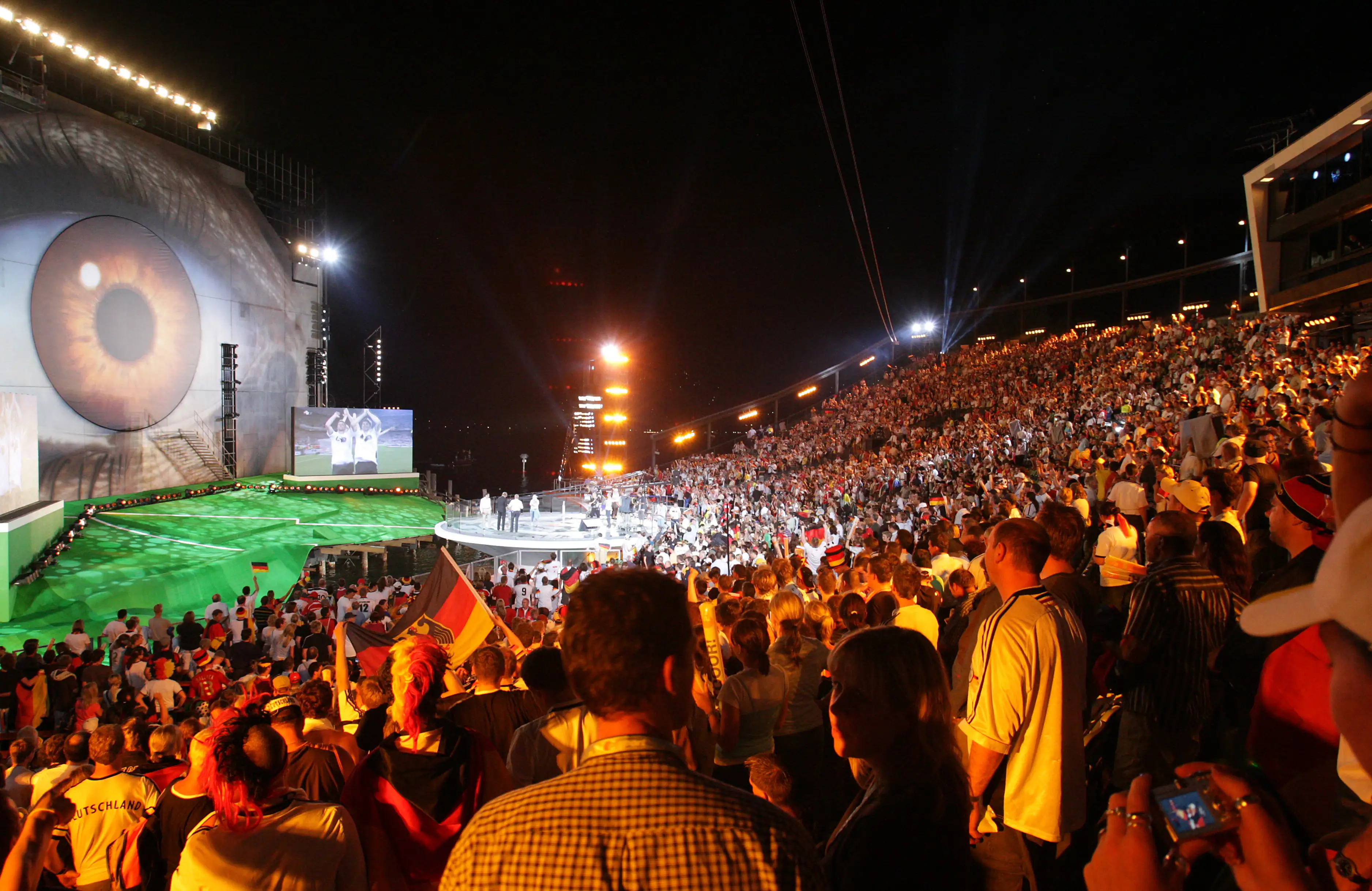 And now we go live to Bregenz © Sascha Baumann
