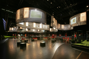 Ausstellung "Haus der Geschichte Baden-Württemberg" auf der Werkstattbühne im Festspielhaus Bregenz