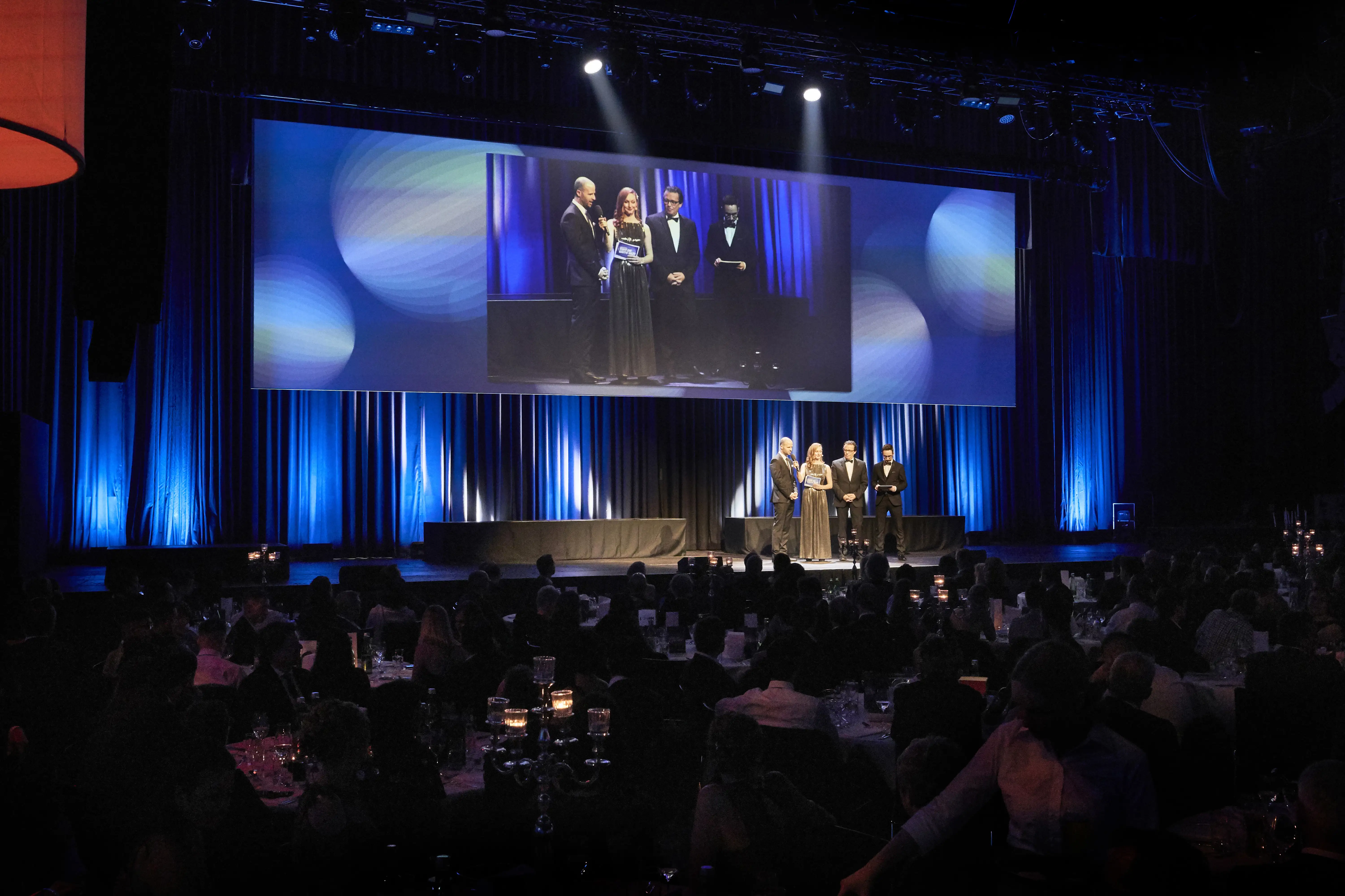 © Anja Koehler Giant screen for the Werkstattbühne © Anja Koehler