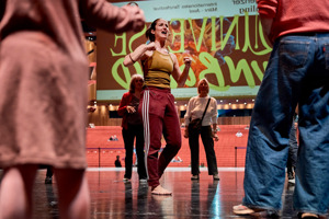 Tanzworkshop beim Tag der offenen Tür im Festspielhaus Bregenz