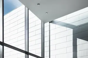 © Büro Magma, Magdalena Türtscher Fassadenausschnitt mit Glasflächen, Saal Propter Homines Festspielhaus Bregenz © Büro Magma, Magdalena Türtscher